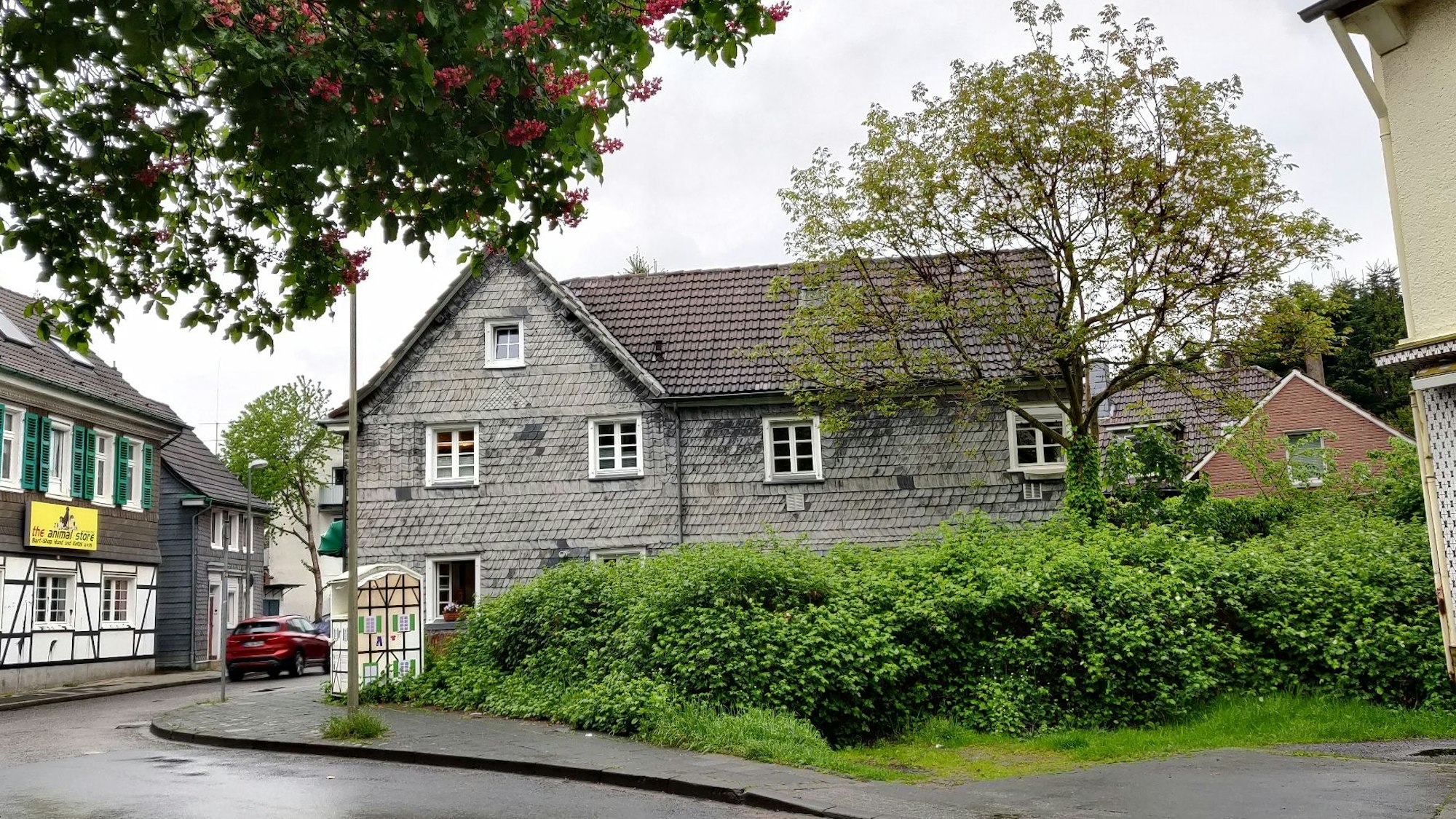 Die bis heute unbebaute Ecke an der Gartenstraße