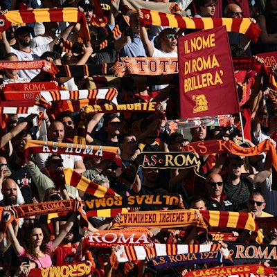 Fans der AS Rom.