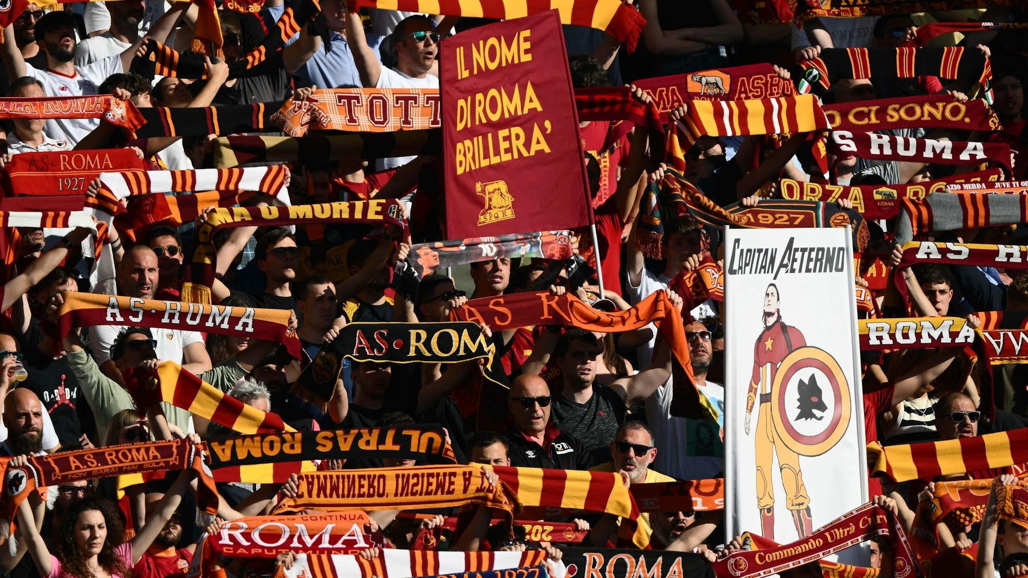 Fans der AS Rom.
