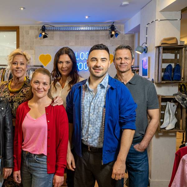 „Unter uns“-Darsteller im neuen Concept-Store im Belgischen Viertel.
