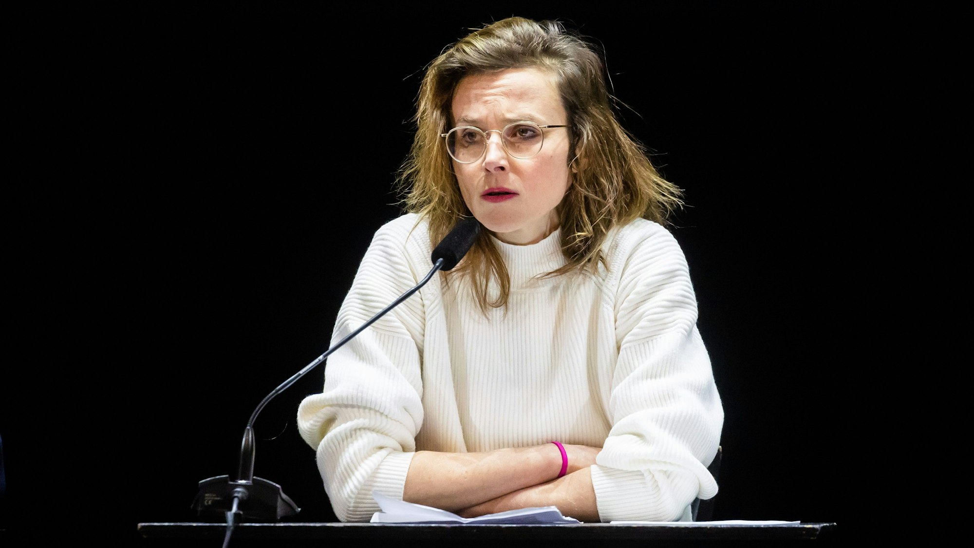 Schauspielerin Karin Hanczewski steigt beim Dresdner „Tatort“ aus. (Archivbild)dpa