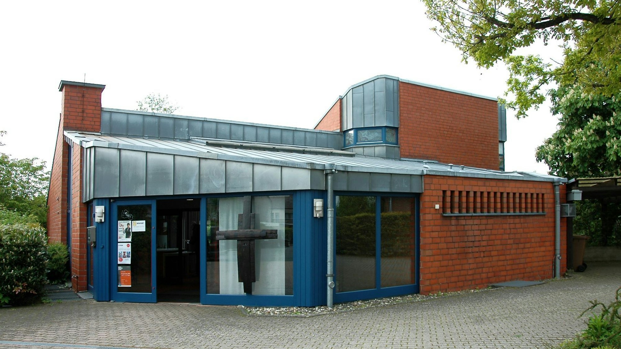 Blick auf das Gemeindezentrum.