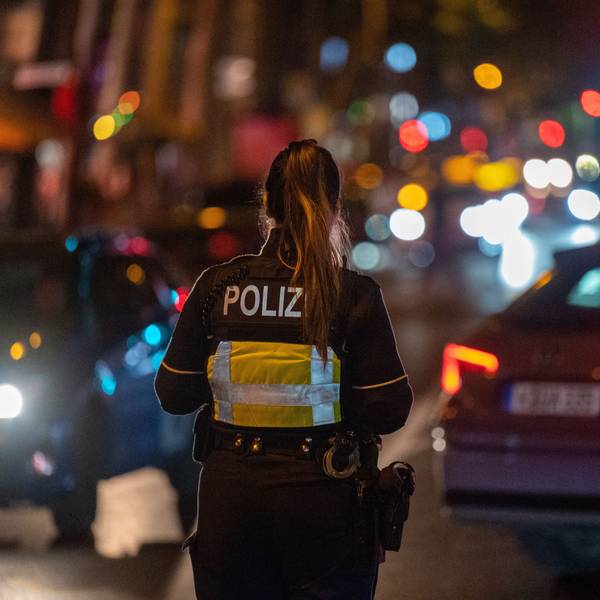 Polizeieinsatz auf dem Hohenzollernring. (Symbolbild)