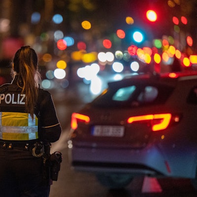 Polizeieinsatz auf dem Hohenzollernring. (Symbolbild)
