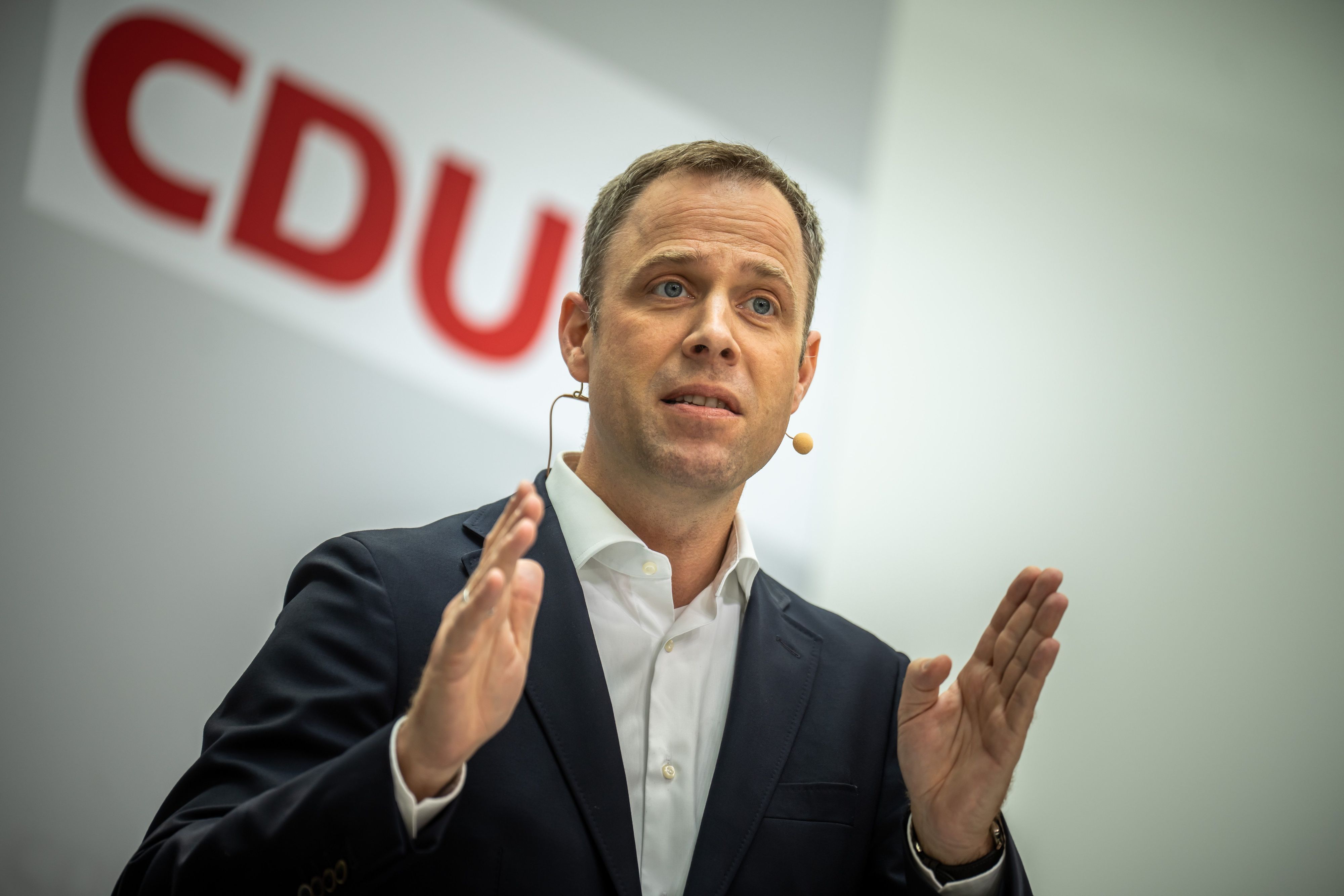 Mario Czaja stellt die neue CDU-Kampagne vor.