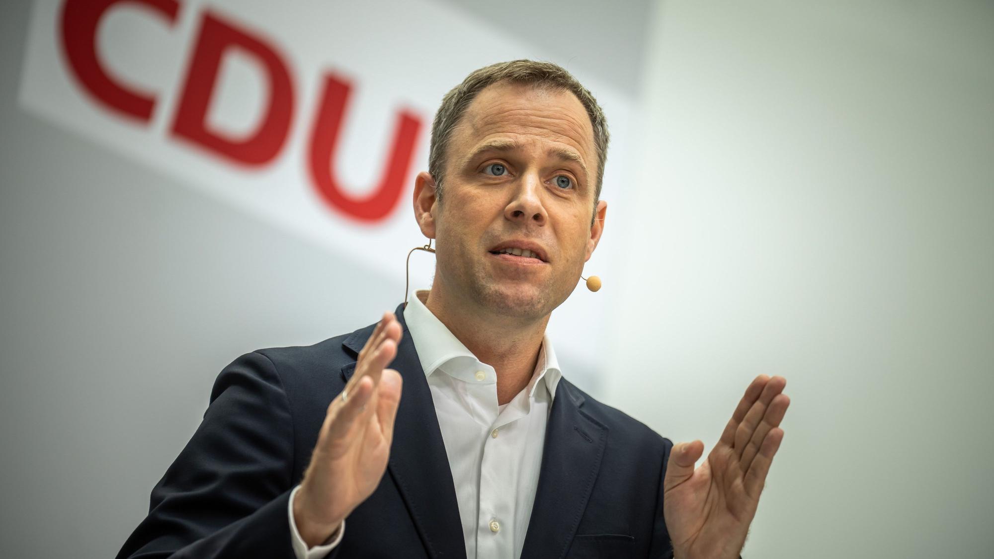 Mario Czaja stellt die neue CDU-Kampagne vor.