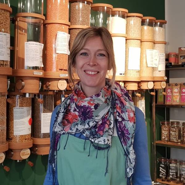Melanie Steven in ihrem Laden.