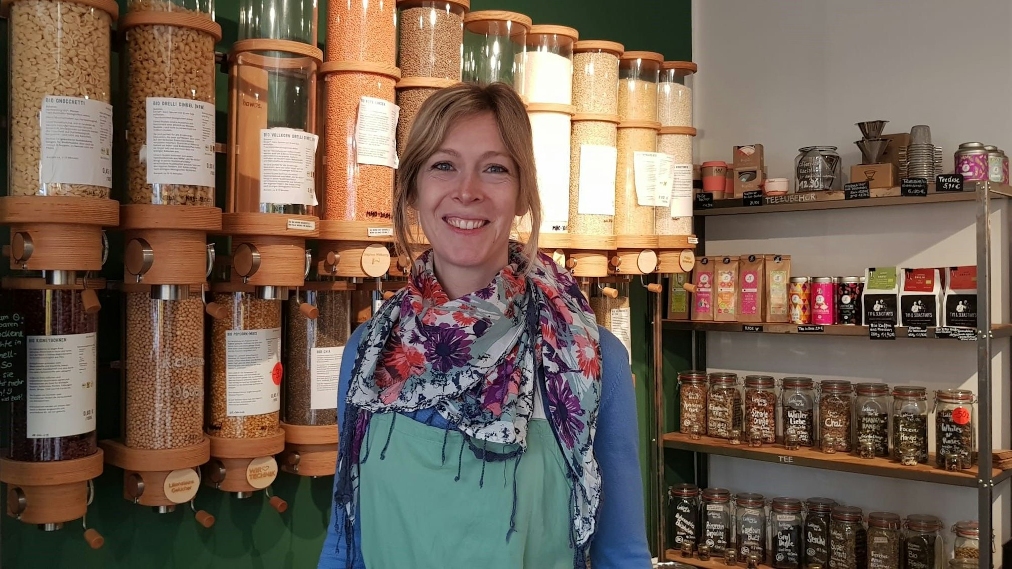 Melanie Steven in ihrem Laden.