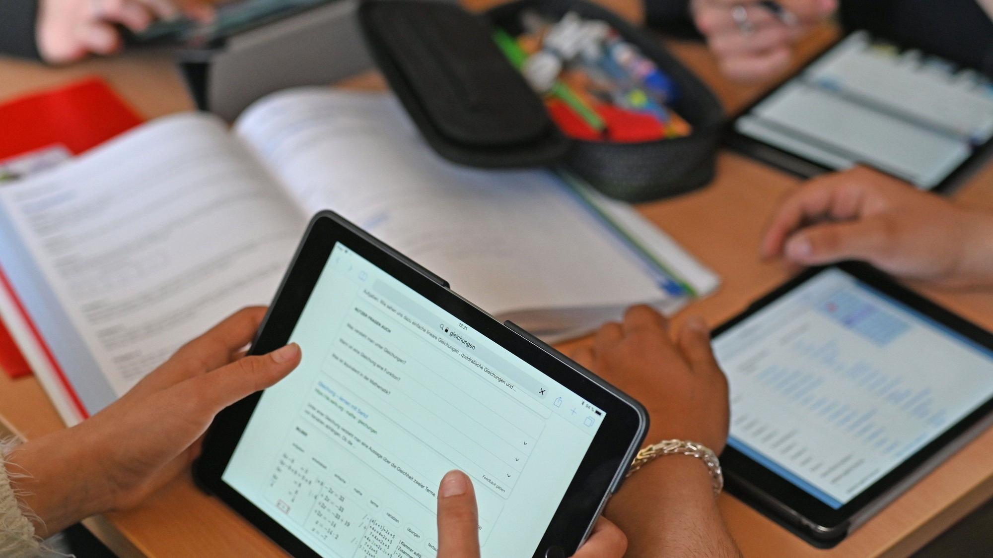 Unterricht mit Tablets