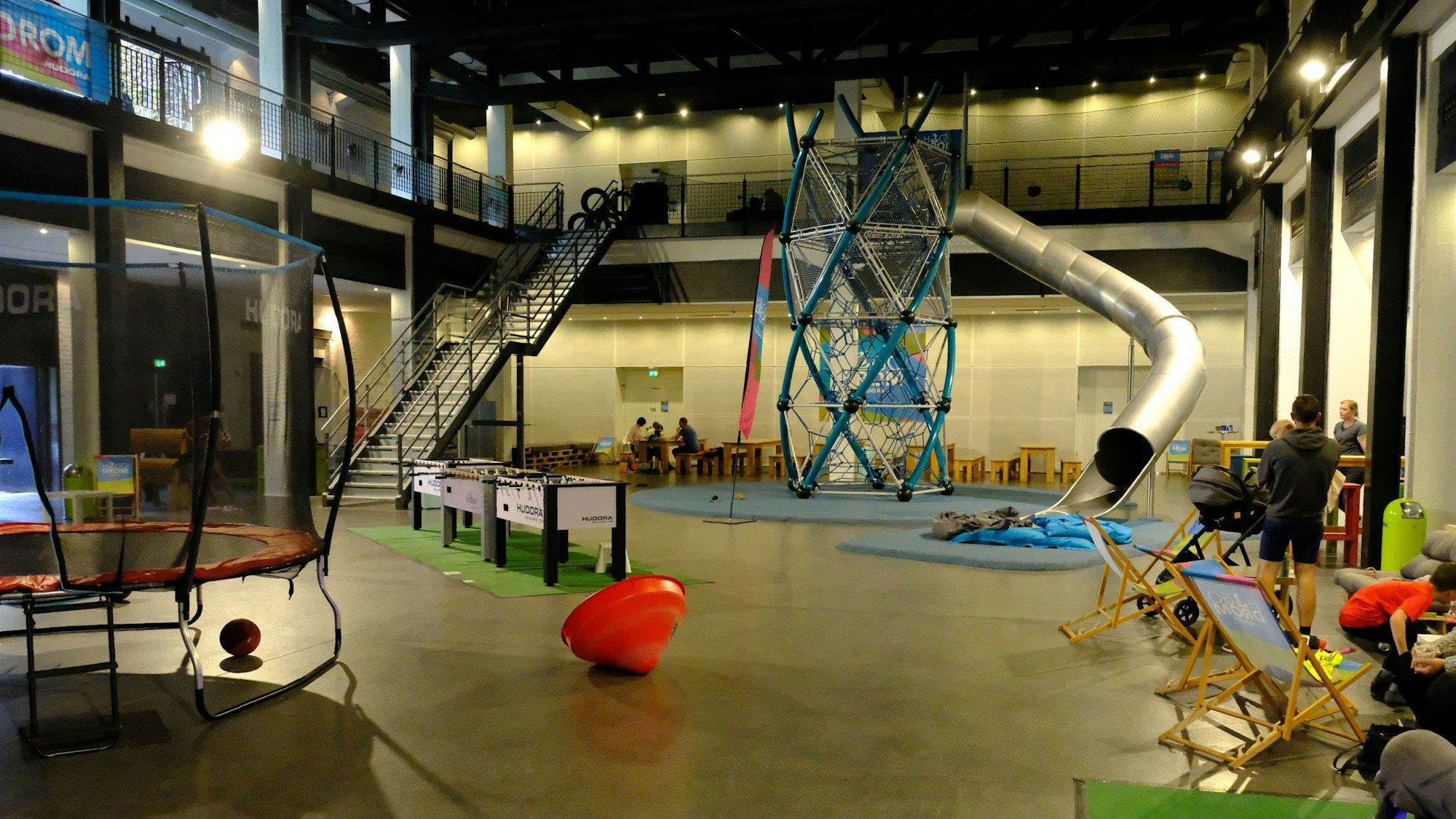 Auf der rund 3000 Quadratmeter großen Fläche des Indoor-Spielparks im Firmenicher Zikkurat sollen weitere Attraktionen hinzukommen.