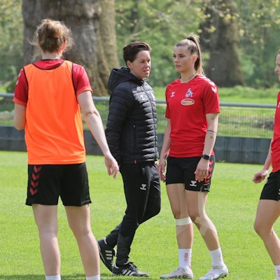 1.FC Köln, Fussball Frauen, Training, Bild: Herbert Bucco, 21.04.2023