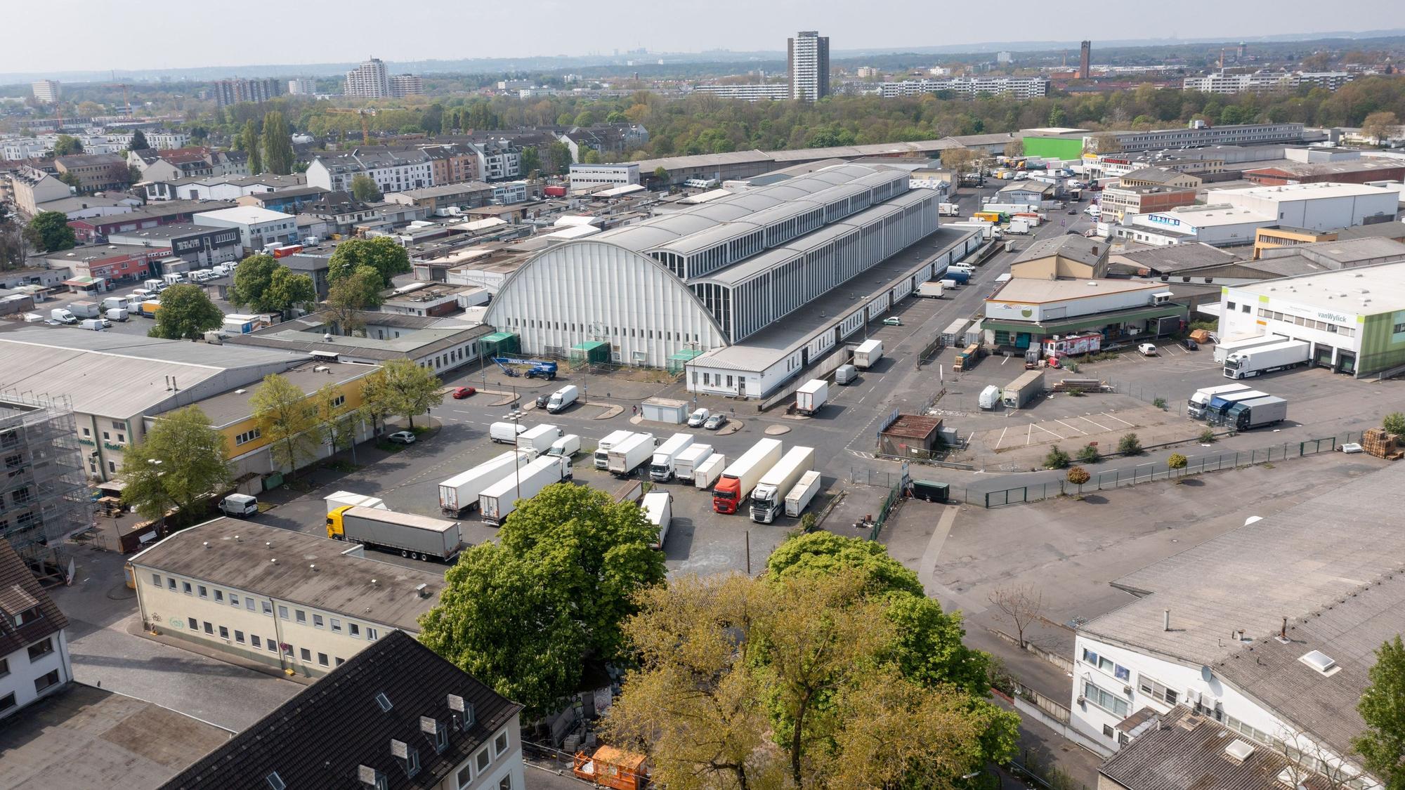 Im Bereich rund um den Kölner Großmarkt soll die Parkstadt Süd entstehen.