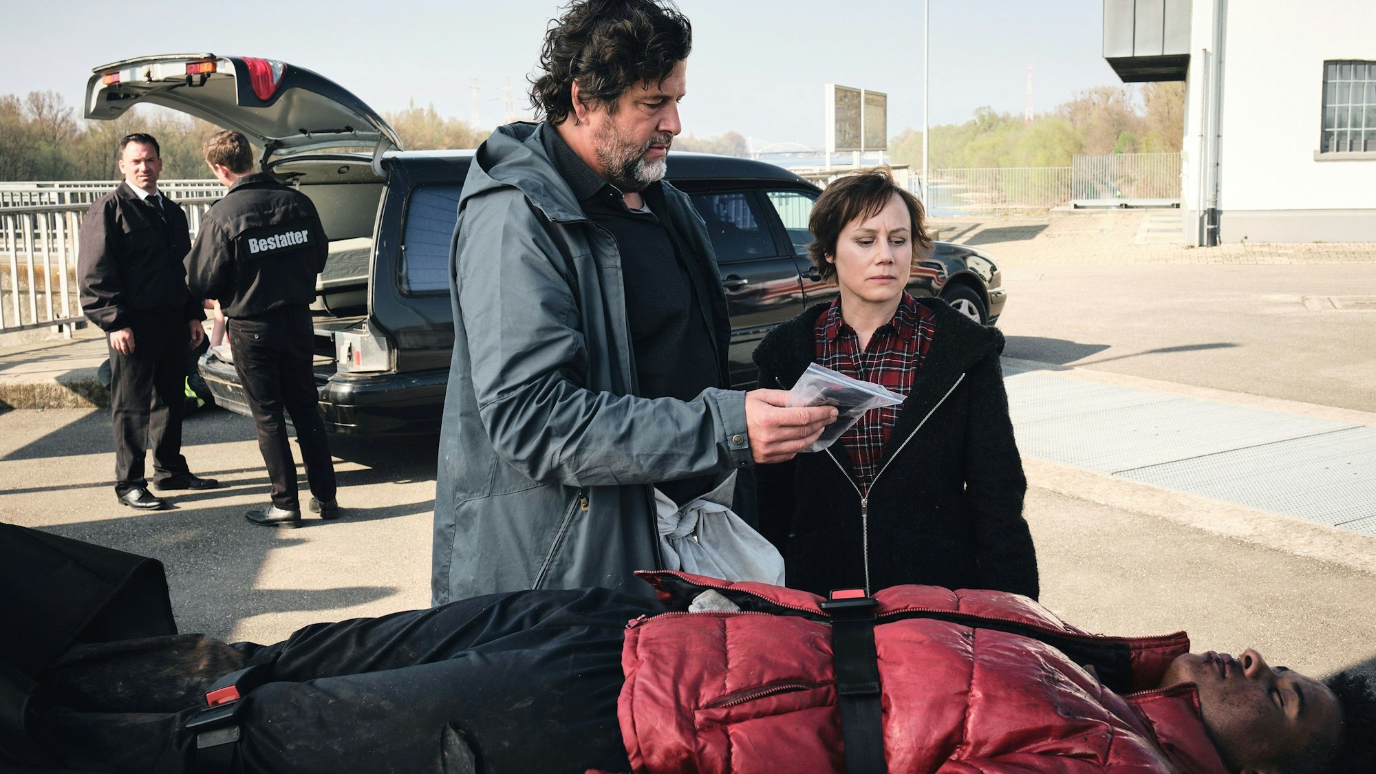 Friedemann Berg (Hans-Jochen Wagner) und Franziska Tobler (Eva Löbau) im „Tatort: Das geheime Leben unserer Kinder“.