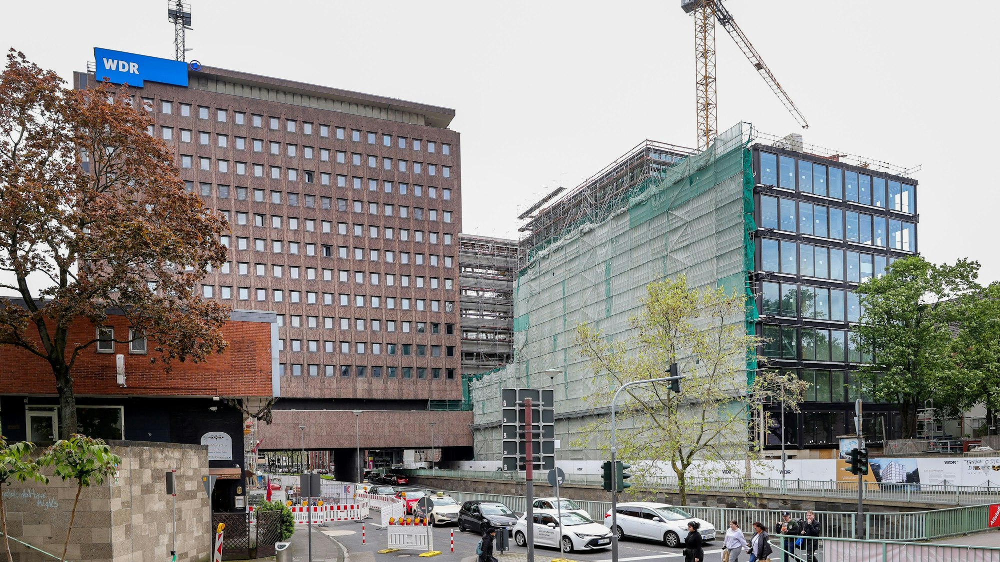 Zwei WDR-Gebäude an der Nord-Süd-Fahrt