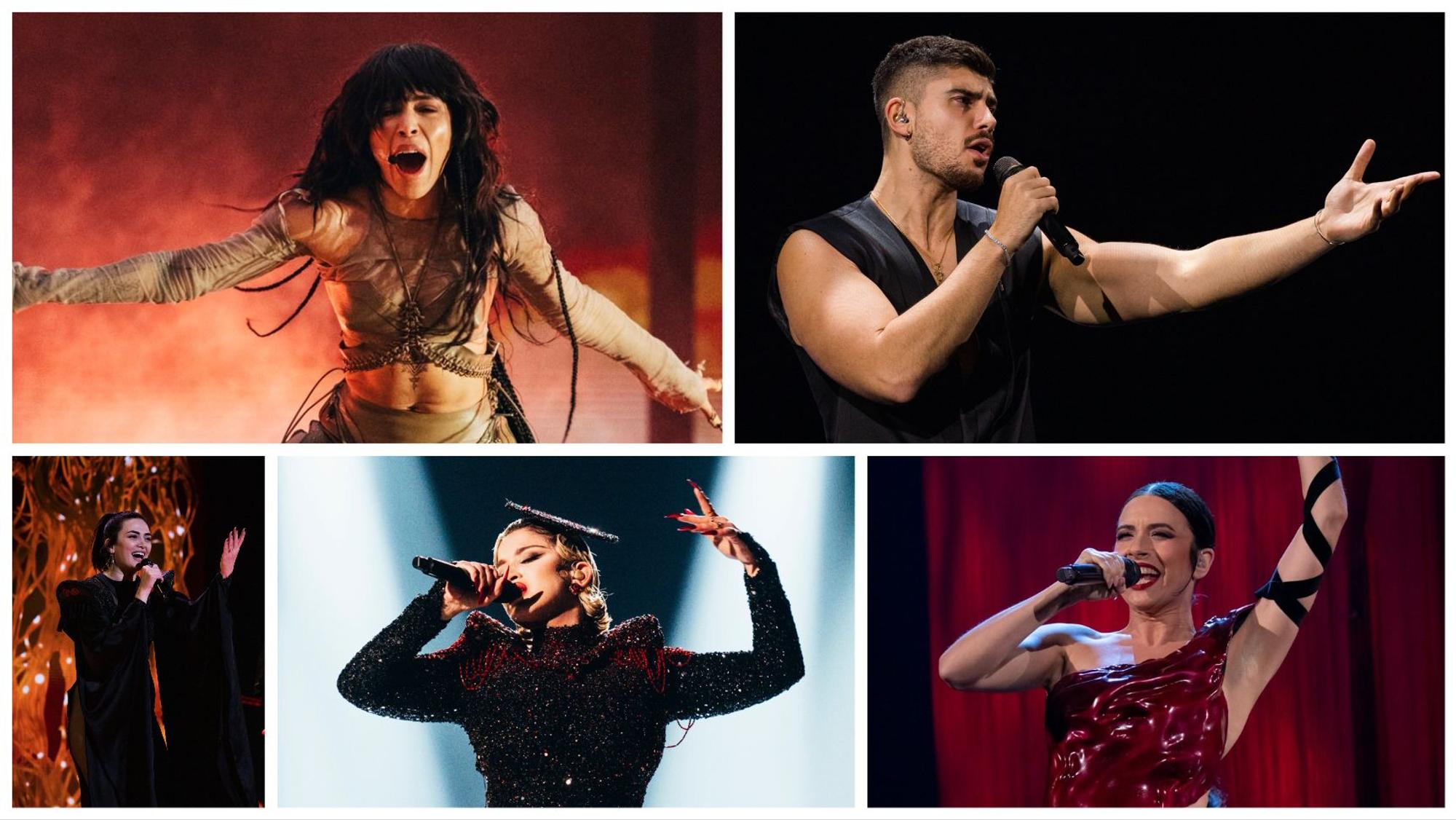 Die ESC-Teilnehmer aus Schweden, Zypern, Albanien, Frankreich und Spanien