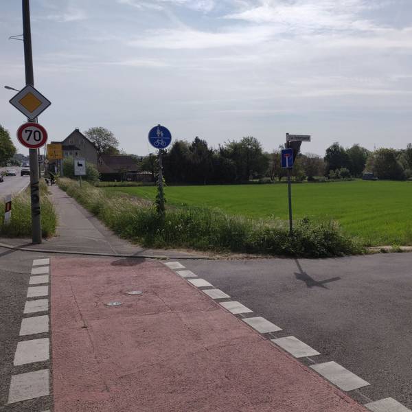 Unbebautes Feld Am Rombergsweiher.