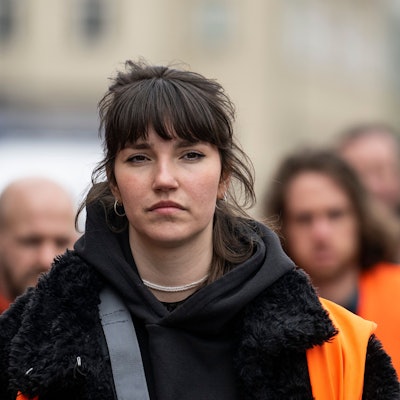 Carla Hinrichs, Sprecherin der „Letzten Generation“, ist zu einer Haftstrafe verurteilt worden – ausgesetzt zur Bewährung. (Archivbild)