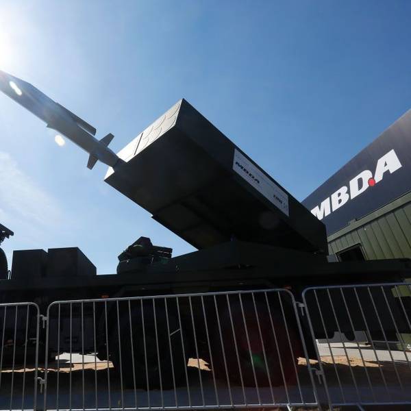 Ein Waffensystem des Herstellers MBDA bei einer Militärmesse in Berlin. Der Hersteller produziert auch die „Storm Shadow“-Marschflugkörper, die nun die Ukraine erhält.