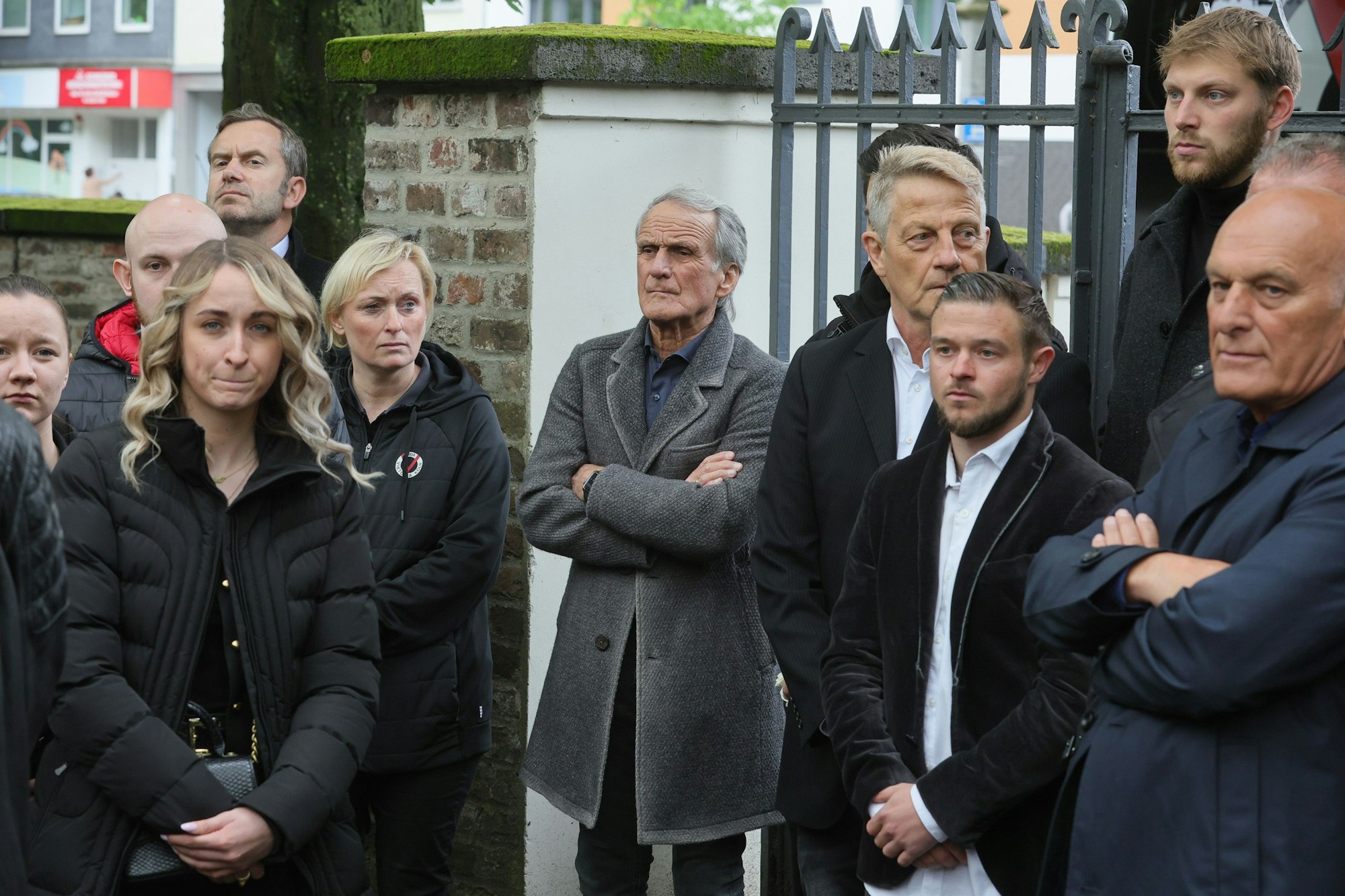 Verabschiedung Franz-Josef Wernze, einen Tag vorher wurde er im engsten Familienkreis Beigesetzt, Mitte: Wolfgang Overath, 12.05.2023, Bild: Herbert Bucco