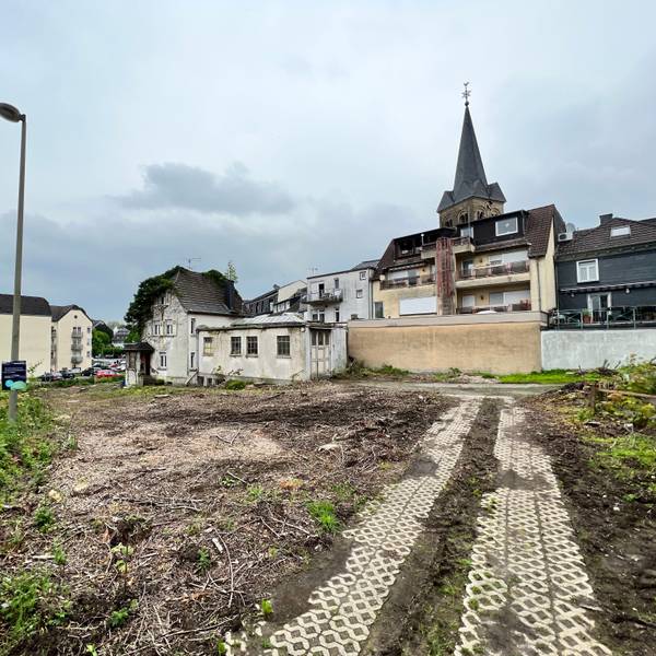 Das Bauareal an der Friedrich-Goetze-Straße in Burscheid