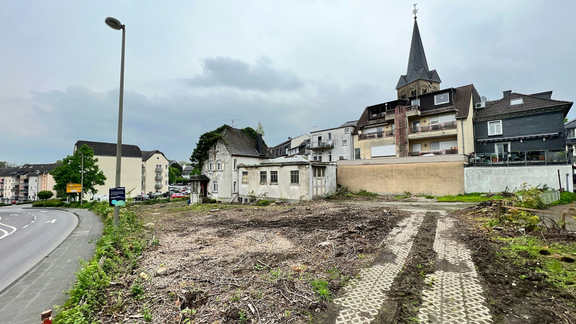 Das Bauareal an der Friedrich-Goetze-Straße in Burscheid