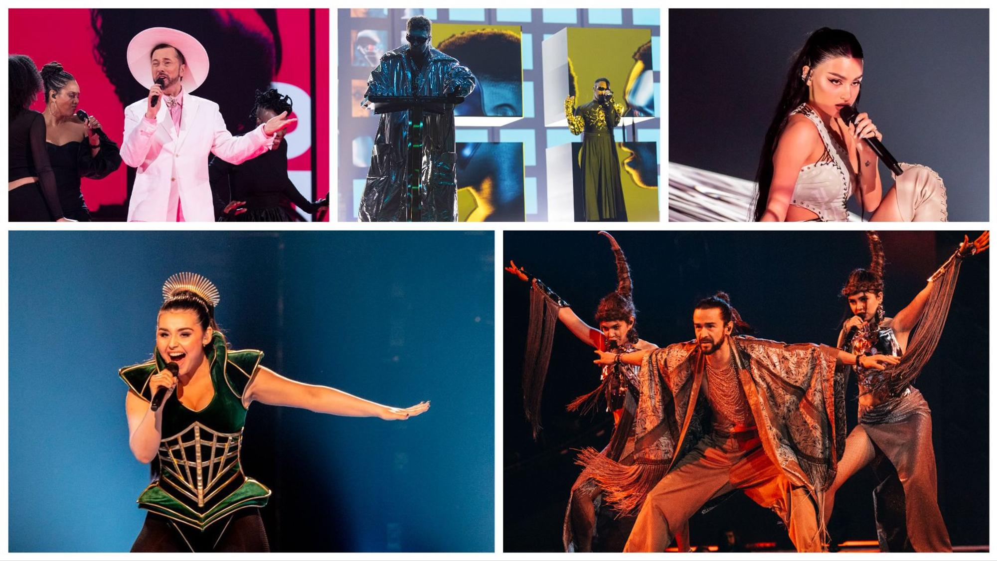 Die ESC-Teilnehmer aus Belgien, Ukraine, Armenien, Norwegen und Moldau