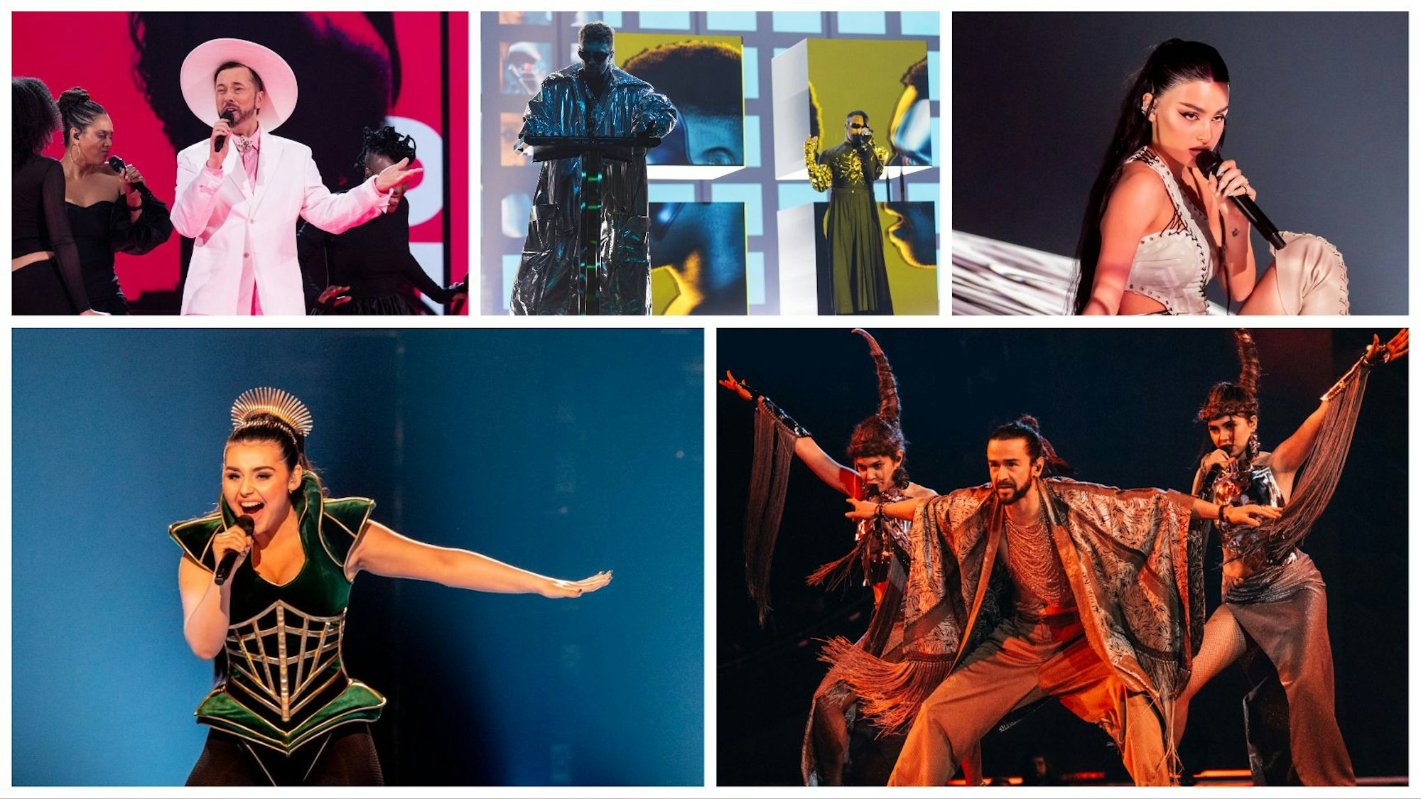 Die ESC-Teilnehmer aus Belgien, Ukraine, Armenien, Norwegen und Moldau