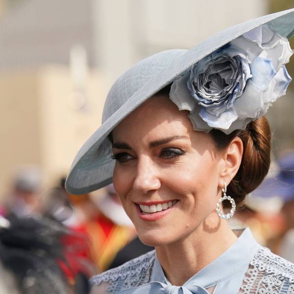 Kate, Princess of Wales, attends a Garden Party at Buckingham Palace, London, in celebration of the coronation, Tuesday May 9, 2023. (Jonathan Brady, Pool via AP)