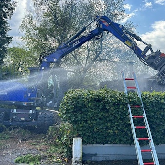 Am Samstagmorgen brennt es in einem Einfamilienhaus in Bergisch Gladbach.