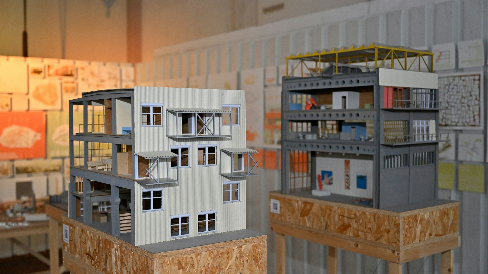 Studierende zeigten ihre Visionen für das Zanders-Gelände.