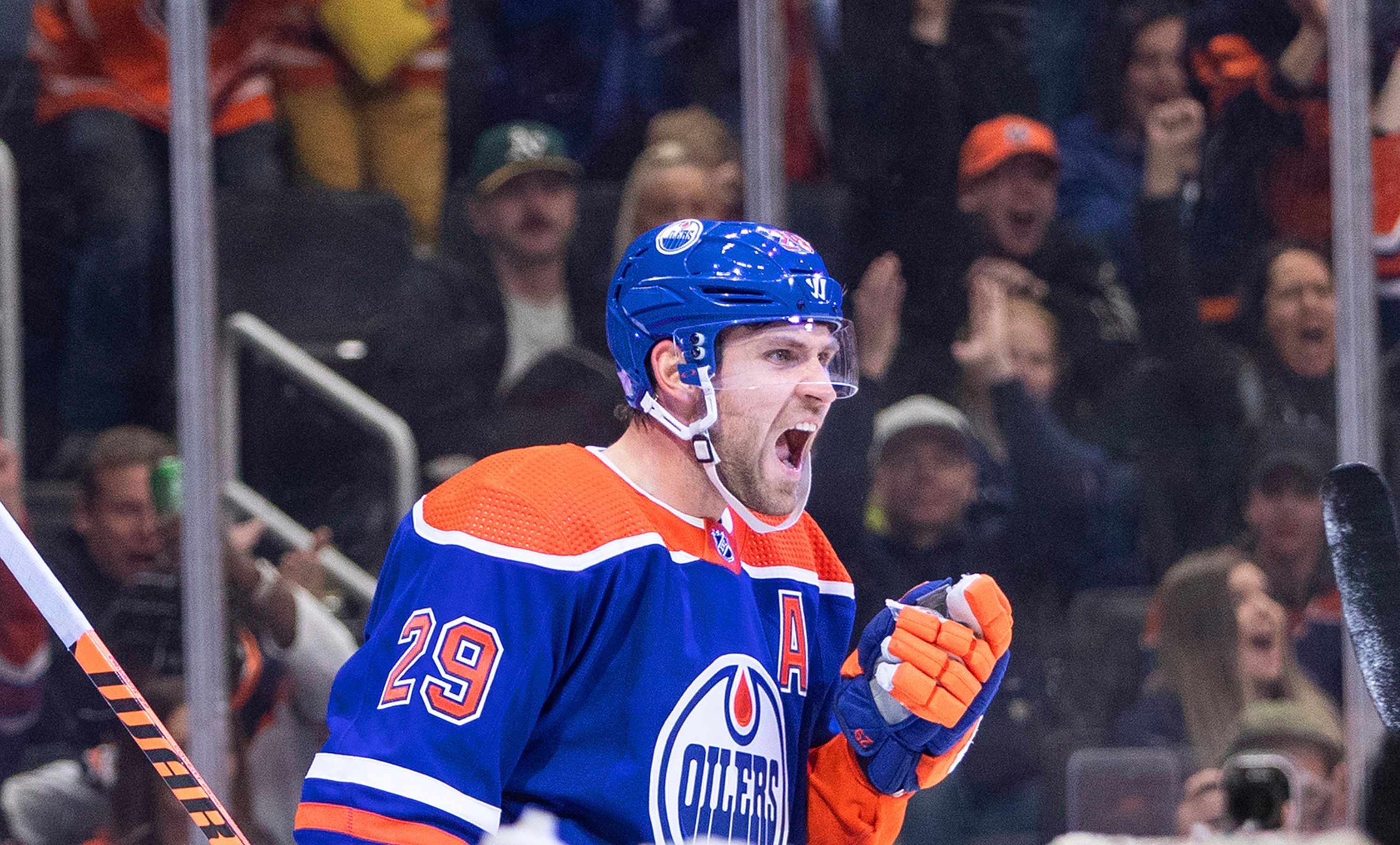 Leon Draisaitl (29) von den Edmonton Oilers