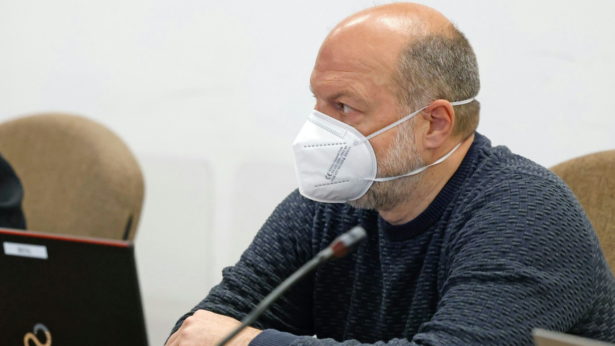 Reemtsma-Entführer Thomas Drach beim Prozess im Kölner Landgericht.
