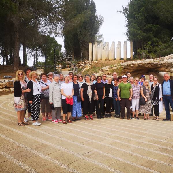 Die Gruppe in Israel.