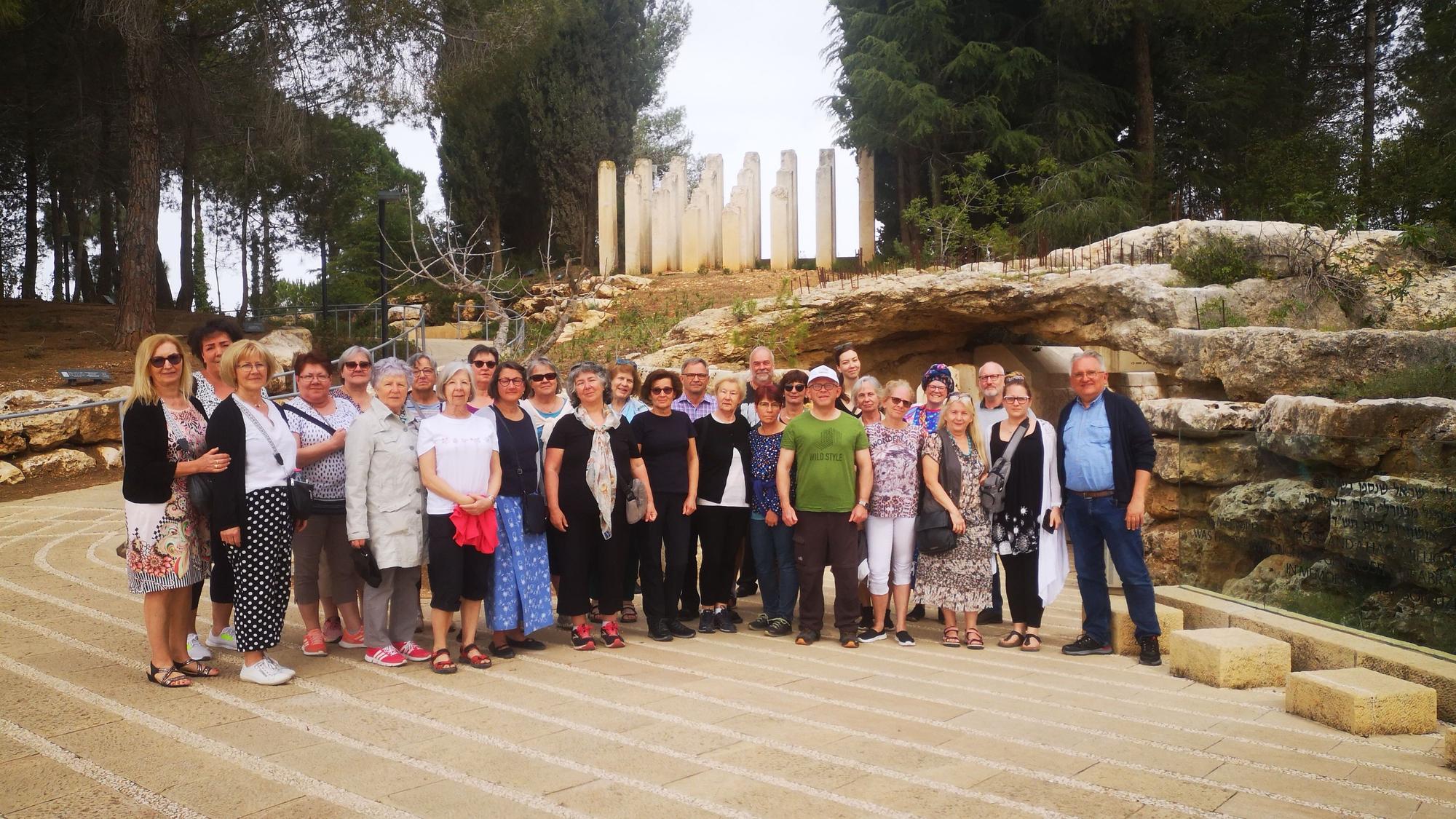 Die Gruppe in Israel.