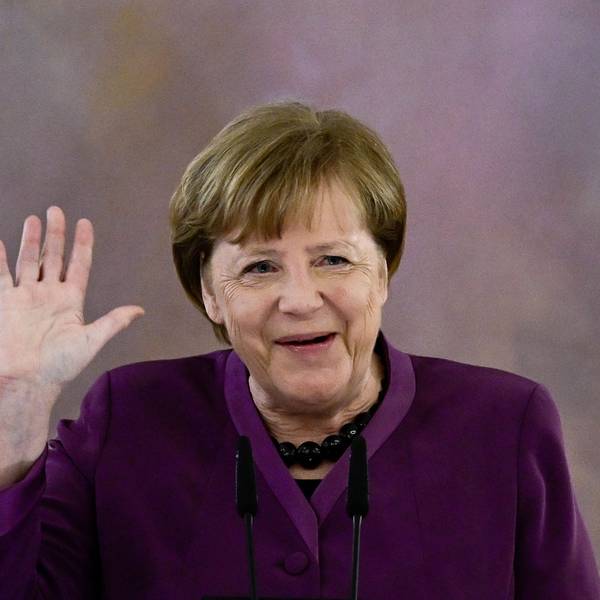 Altkanzlerin Angela Merkel bei einer Rede im Jahr 2023. In der kommenden Woche erscheinen die Memoiren der ehemaligen Bundeskanzlerin.