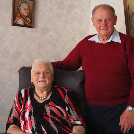 Agnes und Jakob Franken feiern Eiserne Hochzeit.