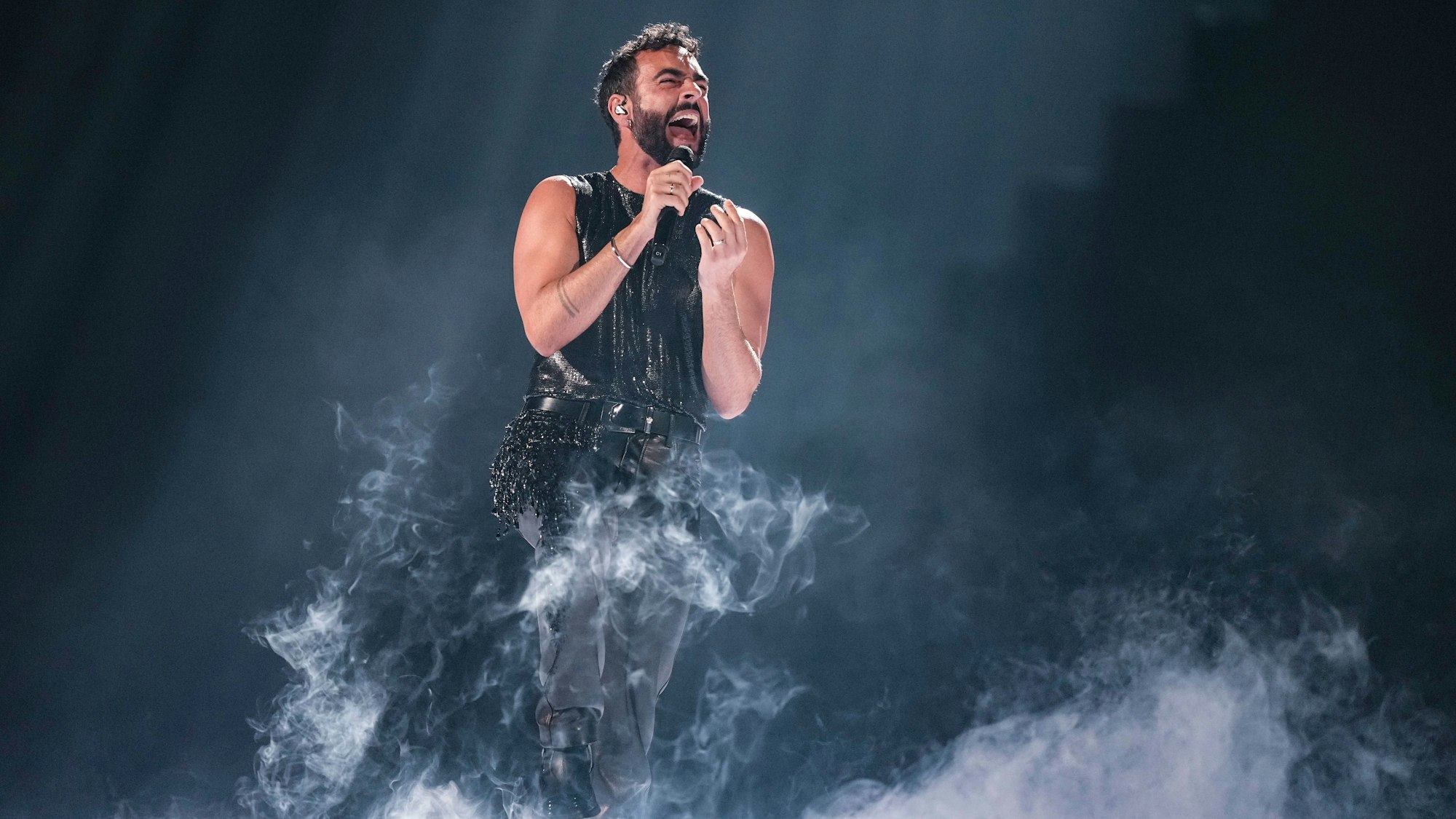 Marco Mengoni bei seinem Auftritt beim ESC 2023.
