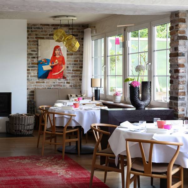 Innenraum des Restaurants Haus am Park in Leverkusen