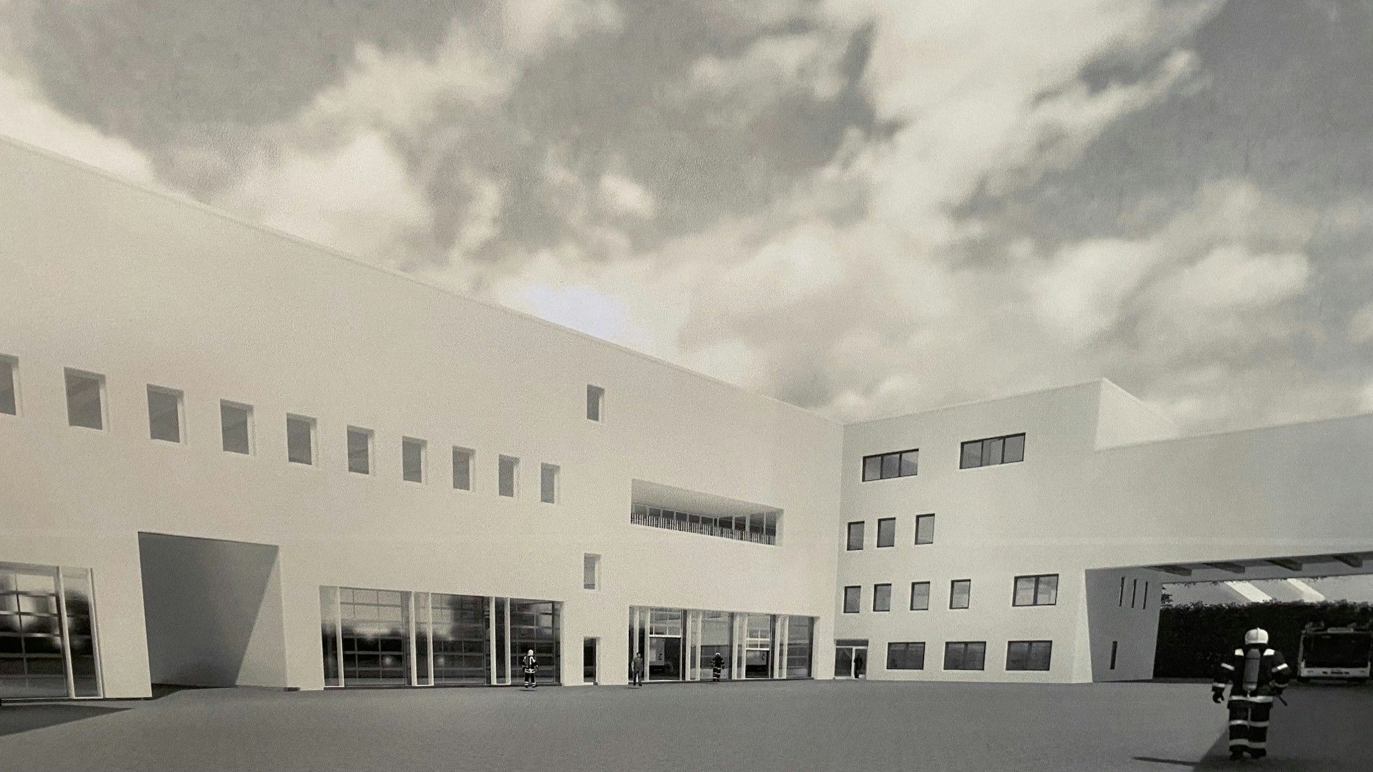 Entwurf für die neue Brühler Feuerwache