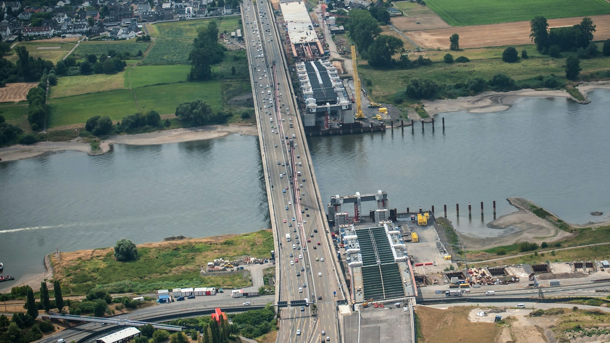 Die Rheinbrücke in Leverkusen. Bild: Ralf Krieger