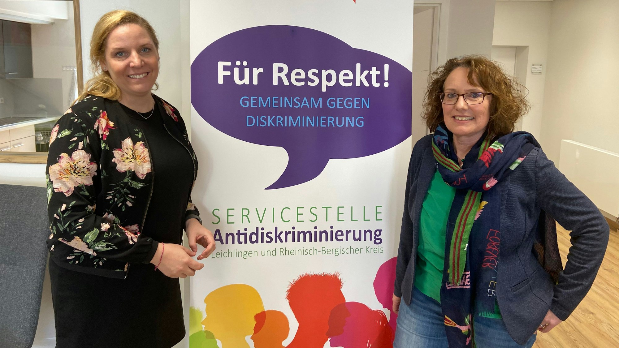 Antidiskriminierungsstelle in Leichlingen: Links: Veronika Heiligmann, rechts: Sabine Kall