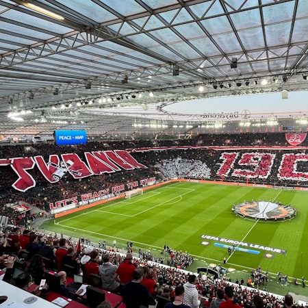 Choreographie Bayer Leverkusen - Rom