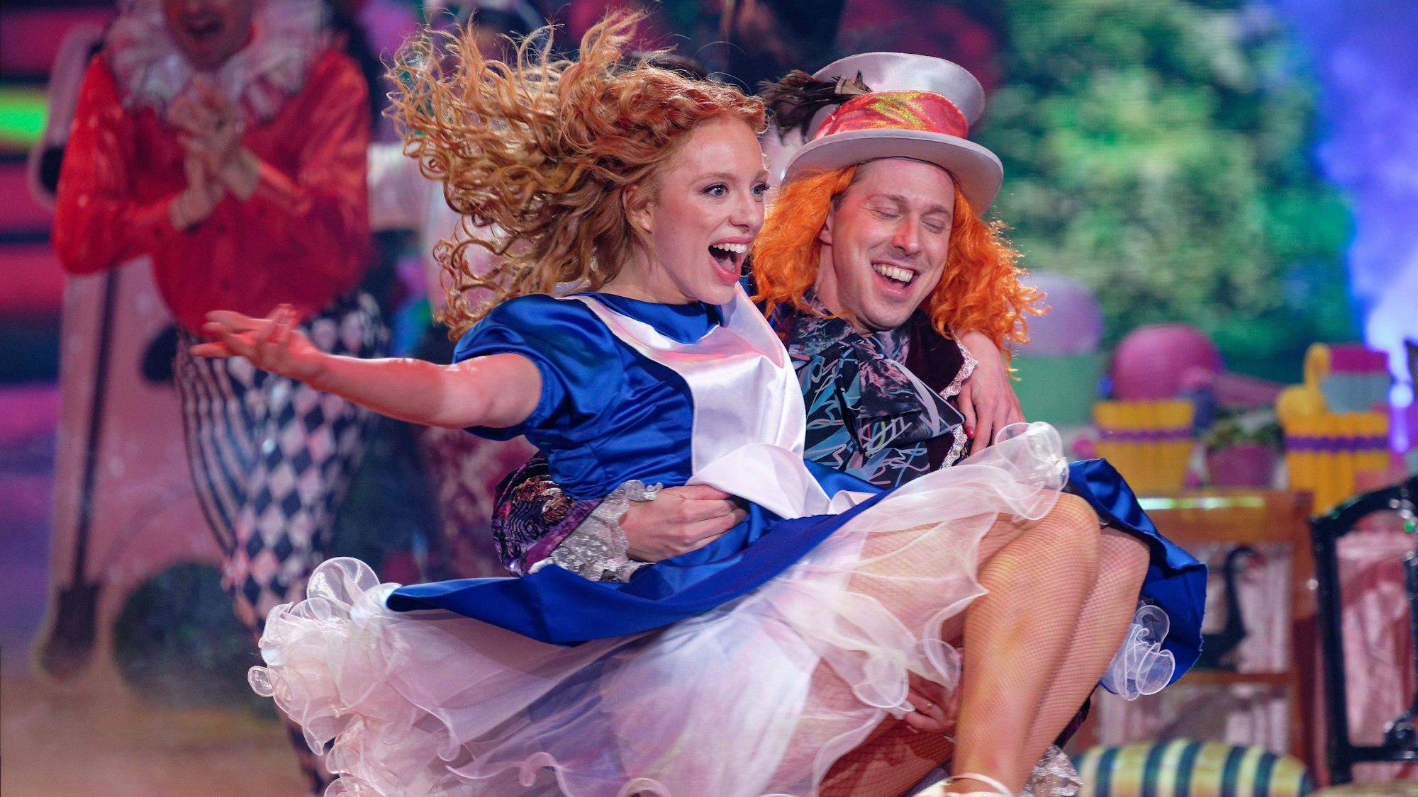 Anna Ermakova und ihr Profi-Tanzpartner Valentin Lusin tanzen beim Finale der RTL Live-Tanzshow "Let's Dance". Ermakova und Lusin haben die RTL-Tanzshow «Let's Dance» gewonnen.