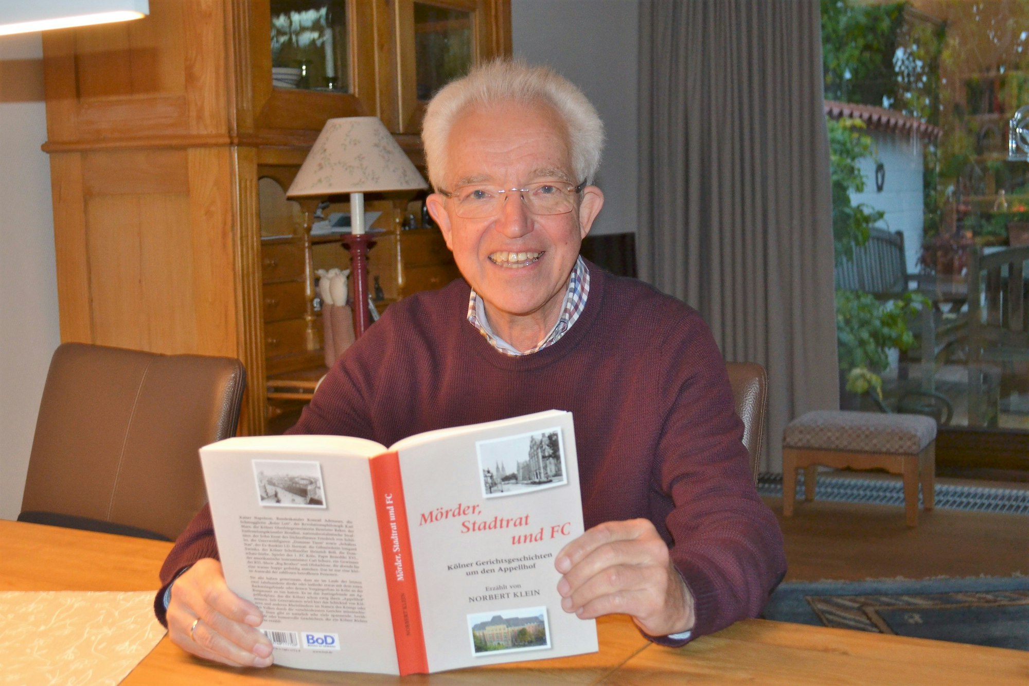 Der Troisdorfer Autor und Richter Norbert Klein erzählt Gerichtsgeschichten um den Kölner Appellhof.