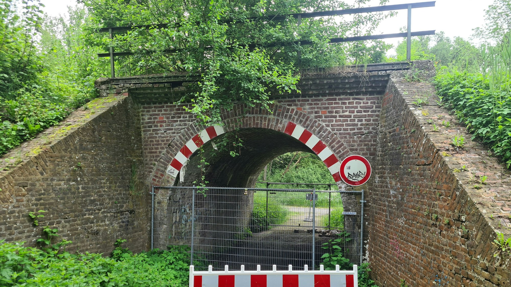 Brücke in der Verlängerung der Willibrordusstraße in Kirdorf