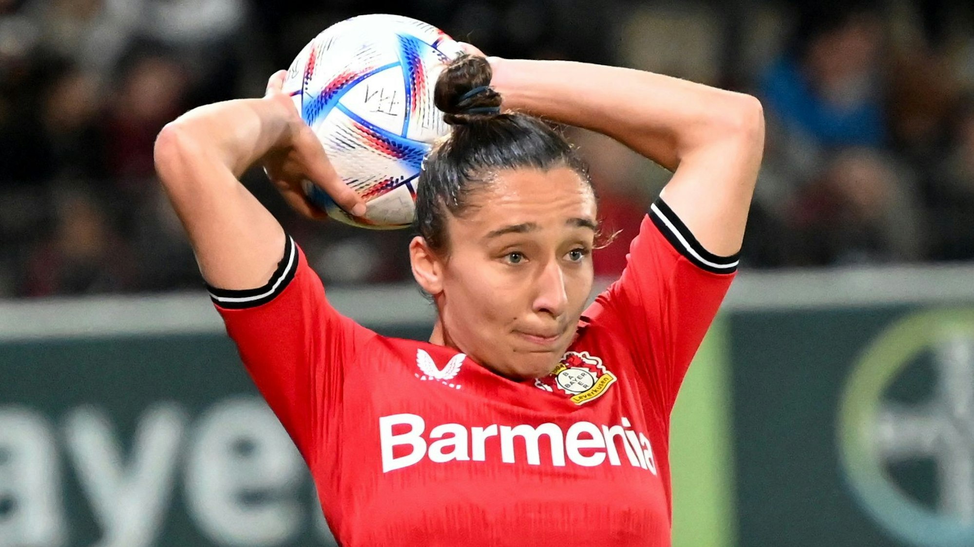 23.09.2022, Fussball-Frauen-Bayer Leverkusen - FC Köln
Sylwia Matysik (Bayer)
Foto: Uli Herhaus