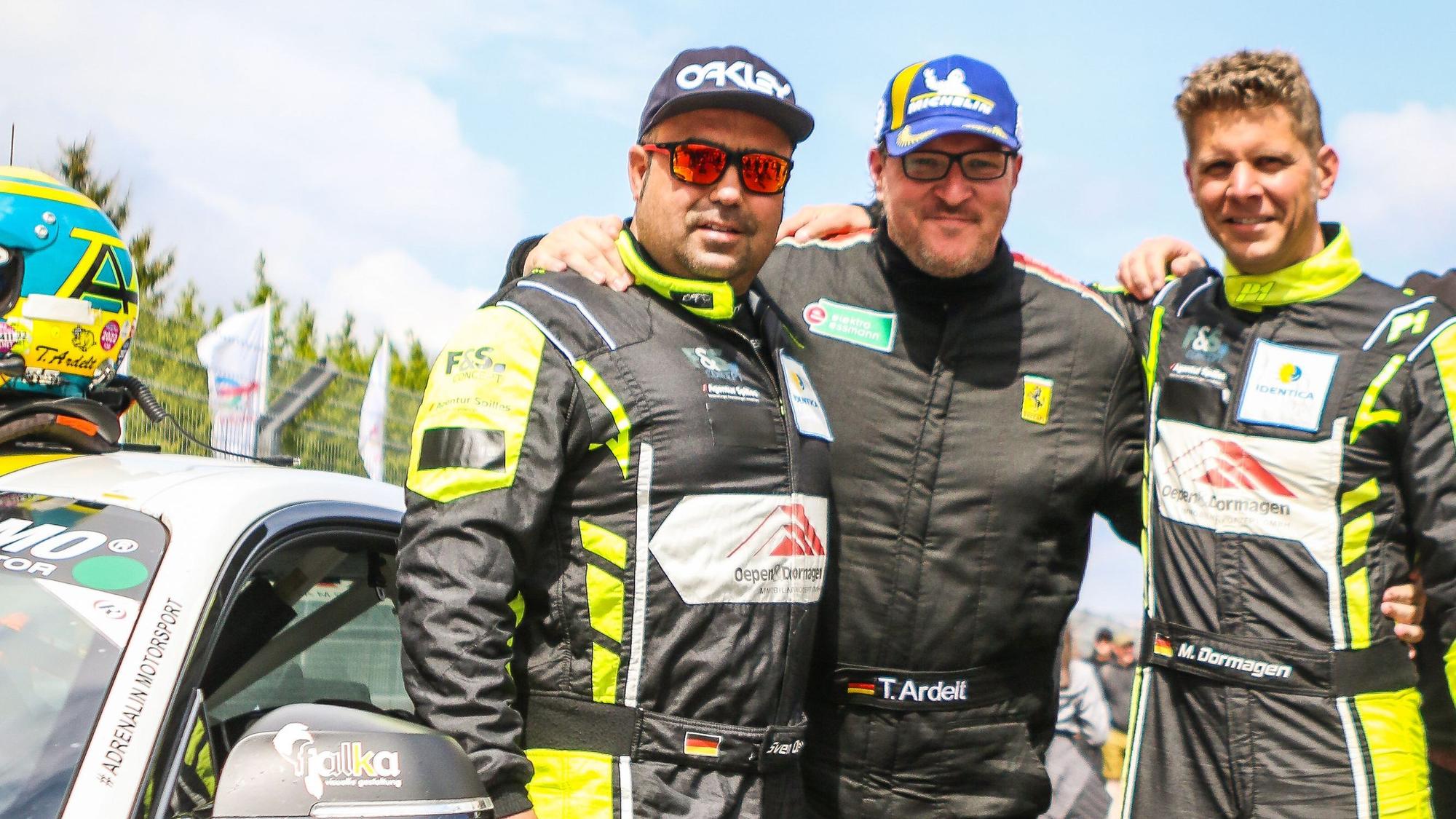 Manuel Dormagen (Euskirchen) sowie Sven Oepen (Mechernich) kurz vor dem Start.