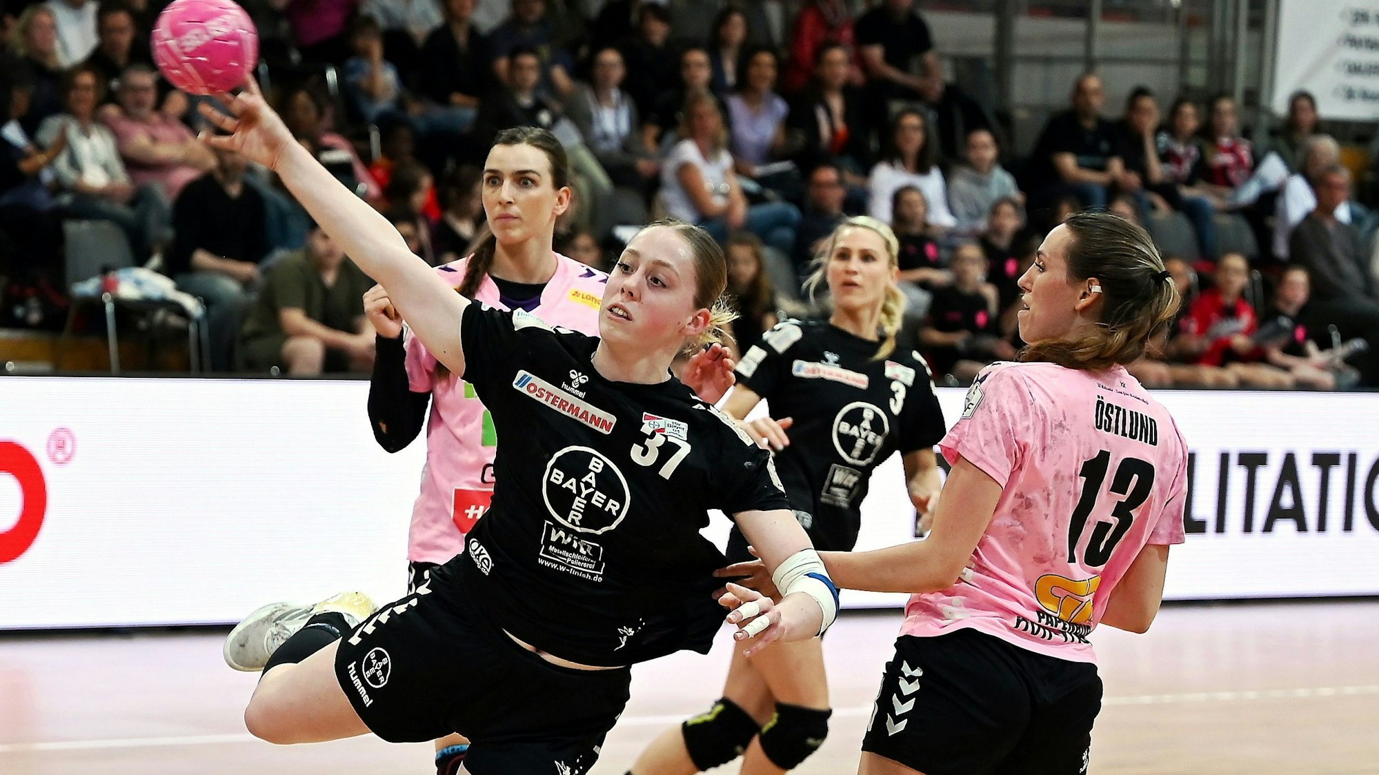 20.05.2023, Handball-Bayer Leverkusen-Halle
links: Marie Teusch (Bayer)
Foto: Uli Herhaus
