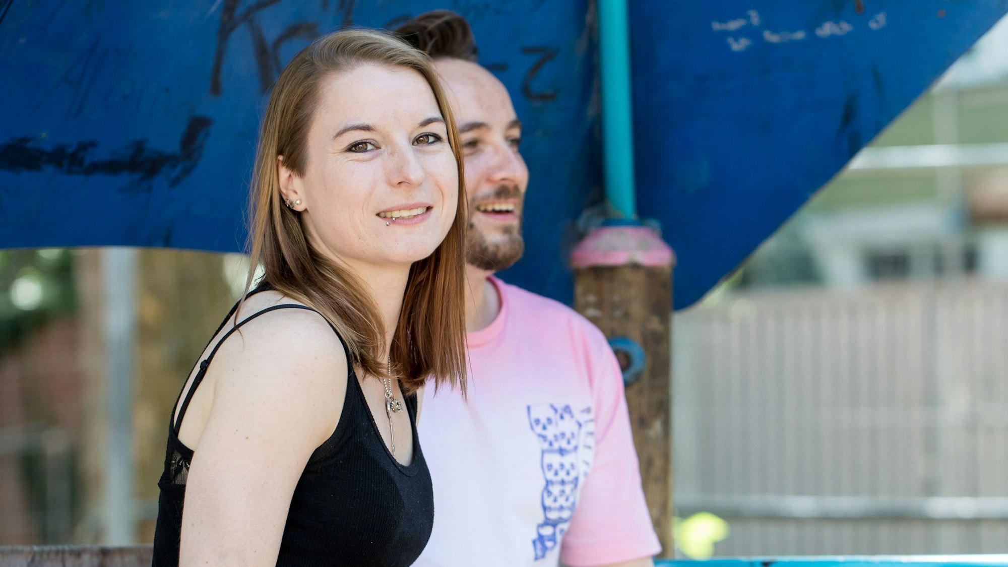 Sonja Baumann und Erik Scheffler vom Restaurant NeoBiota in Köln.