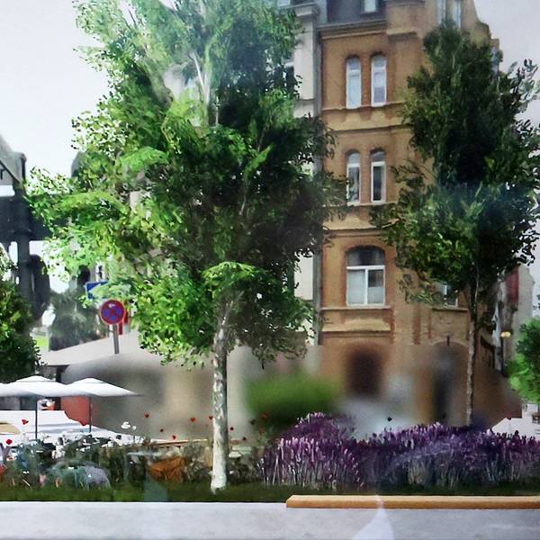 Die Stadt hat mit dem Startup „Cityscaper“ eine App vorgelegt, in der die zukünftige Gestaltung der Ehrenstraße sichtbar ist.